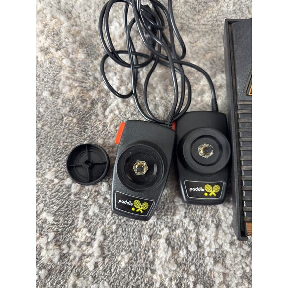 ATARI 2600 SIX SWITCH CONSOLE ONLY 100% AUTHENTIC WOOD GRAIN FOR PARTS - Picture 2 of 4